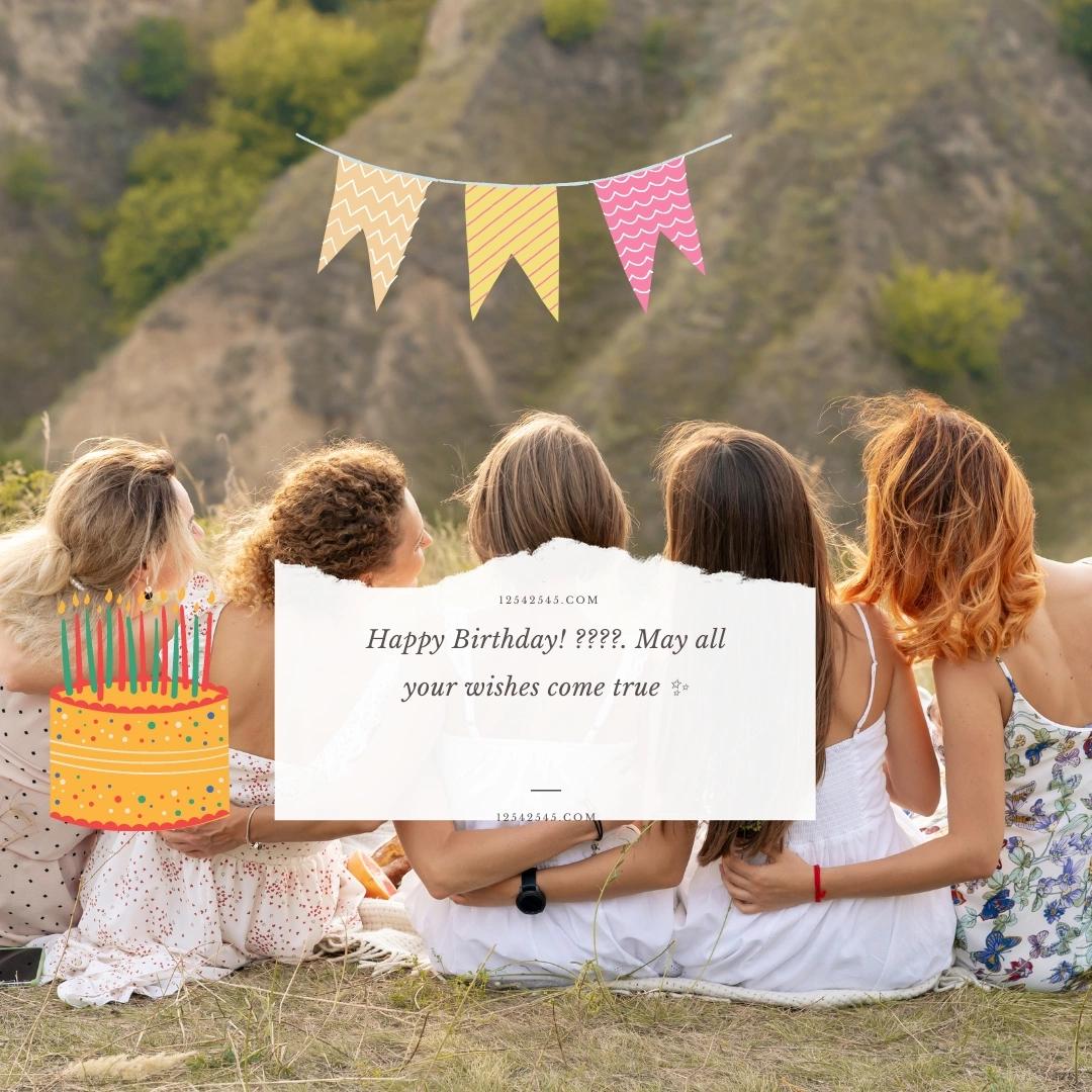 Happy Birthday! ????. May all your wishes come true ✨