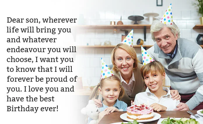 Birthday SMS To A Son