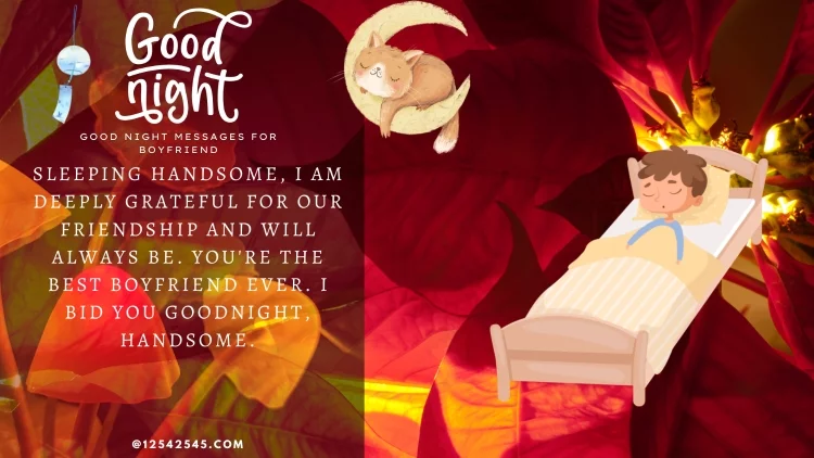 Sleeping handsome, I am deeply grateful for our friendship and will always be. You're the best boyfriend ever. I bid you goodnight, handsome.