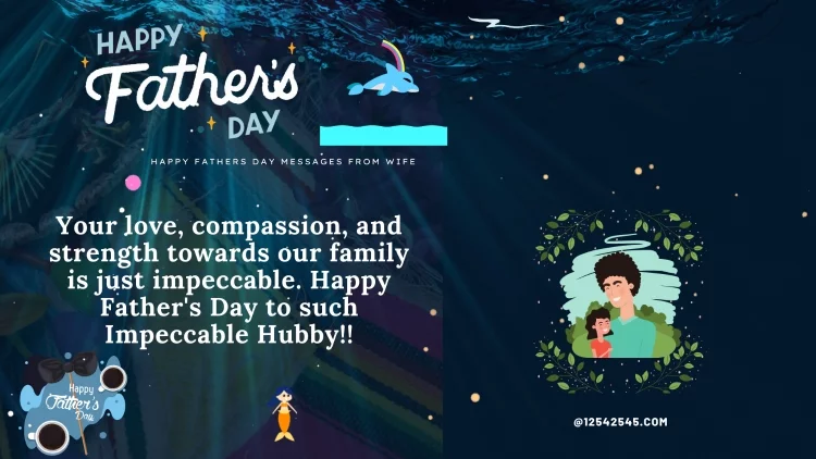 Your love, compassion, and strength towards our family is just impeccable. Happy Father's Day to such Impeccable Hubby!!