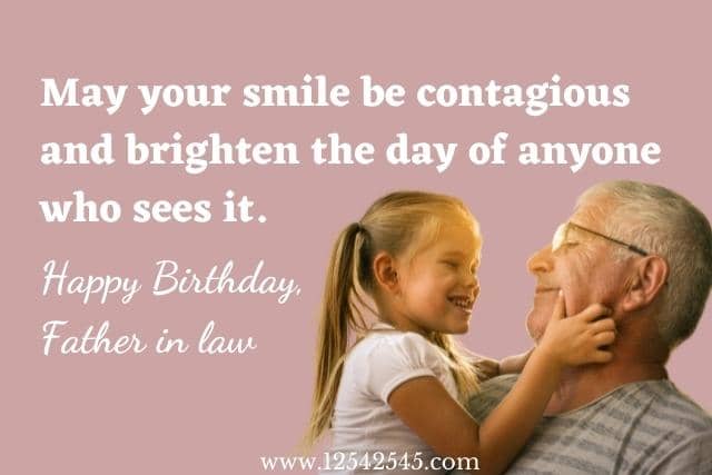 Happy Birthday Wishes to Father in Law