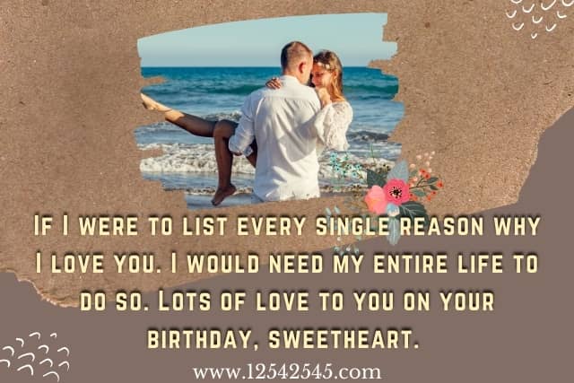 Romantic Birthday Wishes For Fiancée